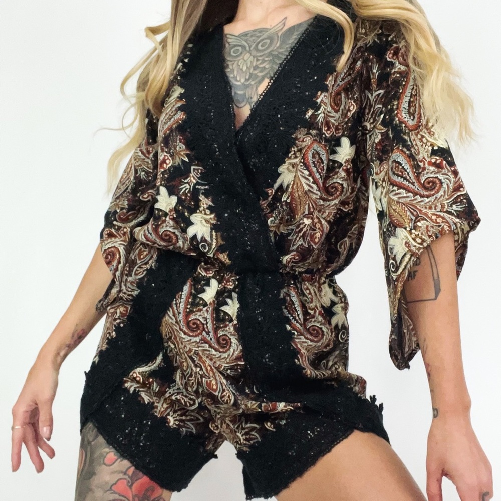 🆕 Bohemian Paisley Romper